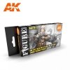 AK Interactive AK11626 OAK LEAF, PALM TREE & PLANE TREE PATTERNS SPRING/SUMMER VARIANTS
